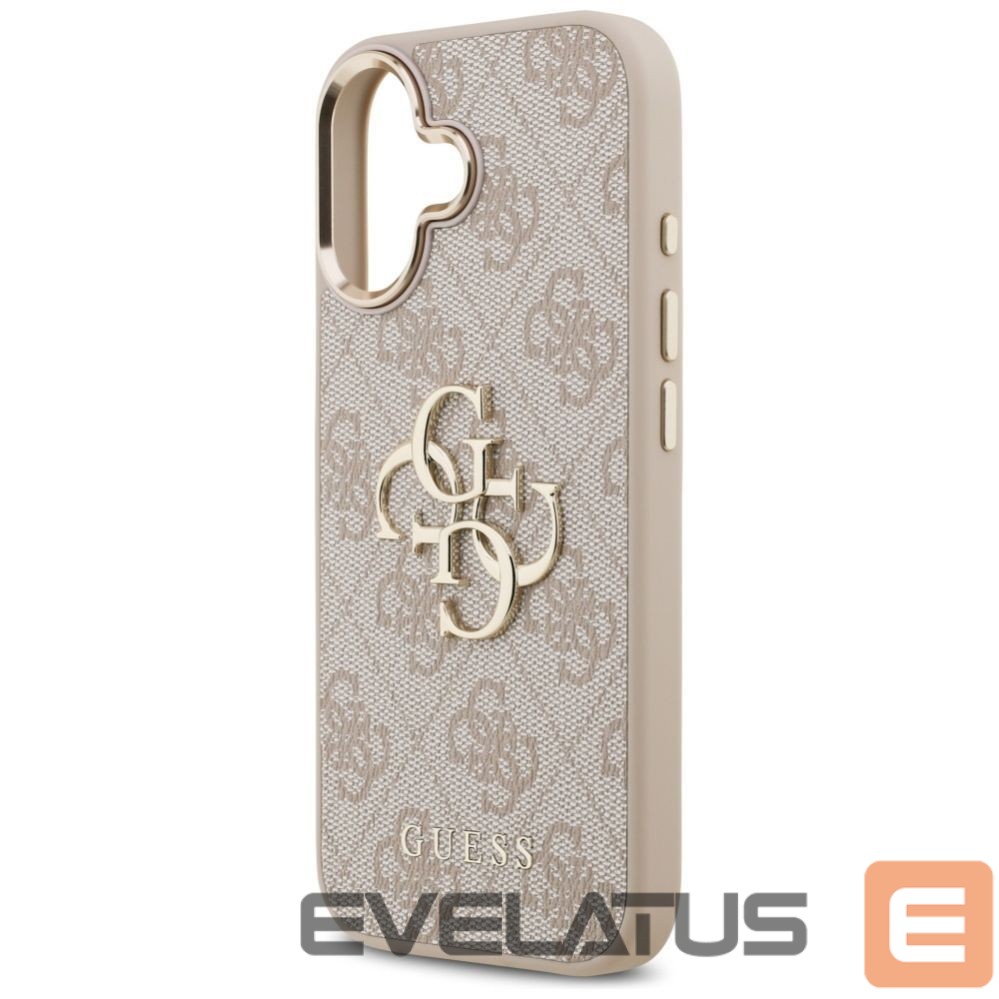 Citas preces Guess Guess 4G Big 4G Classic Logo Case for iPhone 17 - Rose Gold