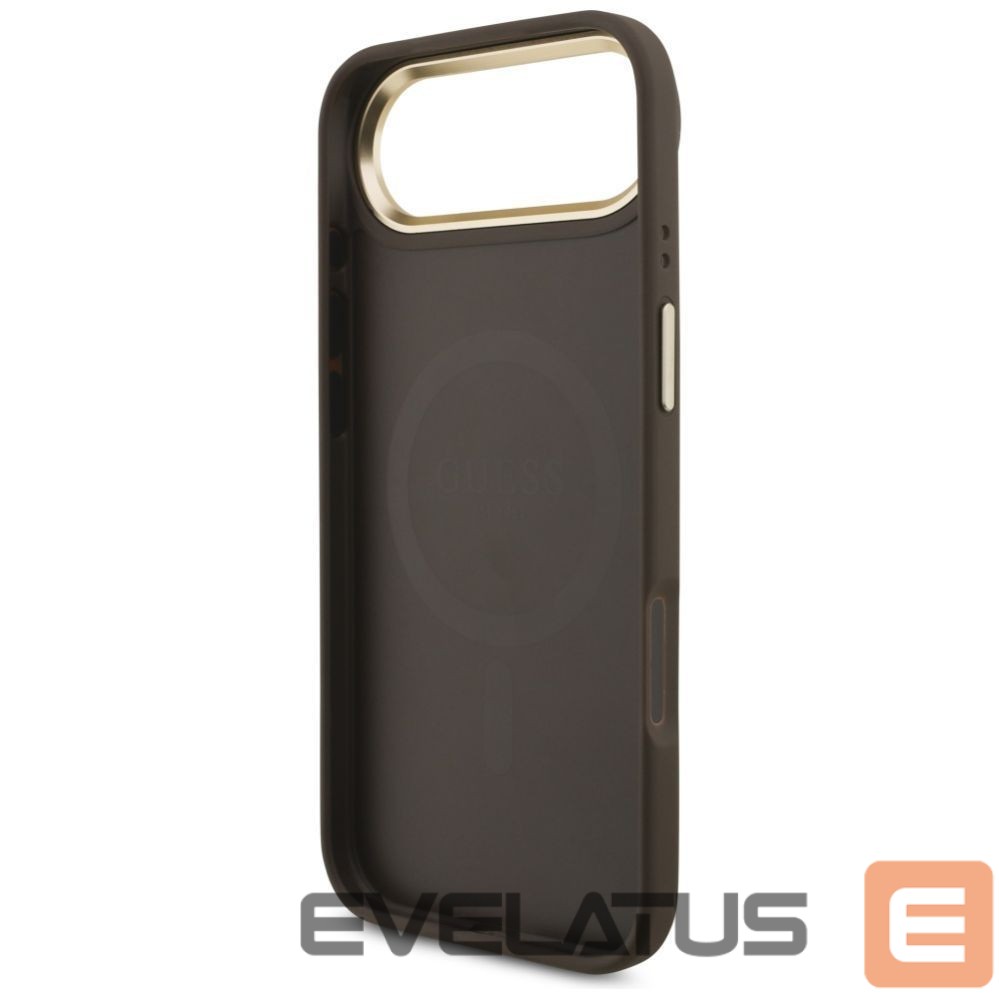 Citas preces Guess Guess 4G Strass Logo MagSafe Case for iPhone Air - Brown