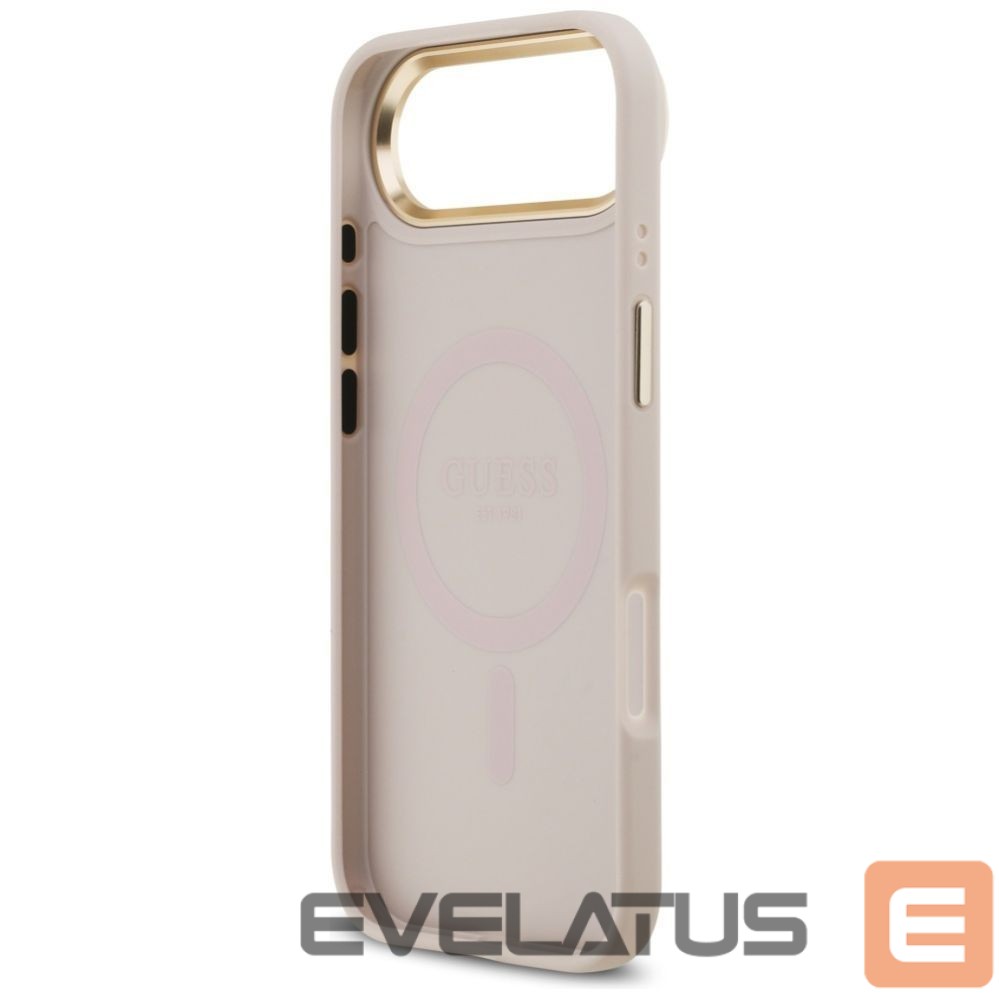 Citas preces Guess Guess 4G Strass Logo MagSafe Case for iPhone Air - Pink