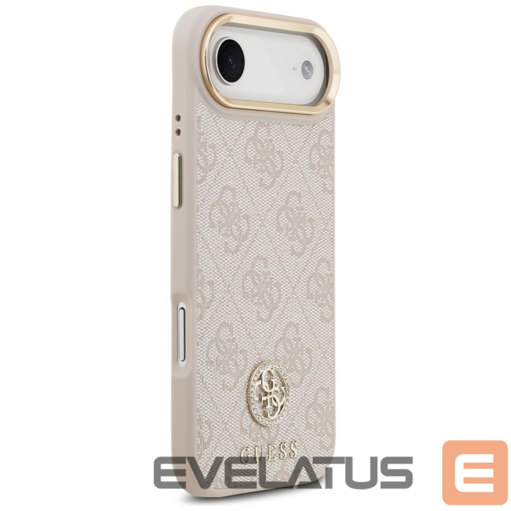 Citas preces Guess Guess 4G Strass Logo MagSafe Case for iPhone Air - Pink