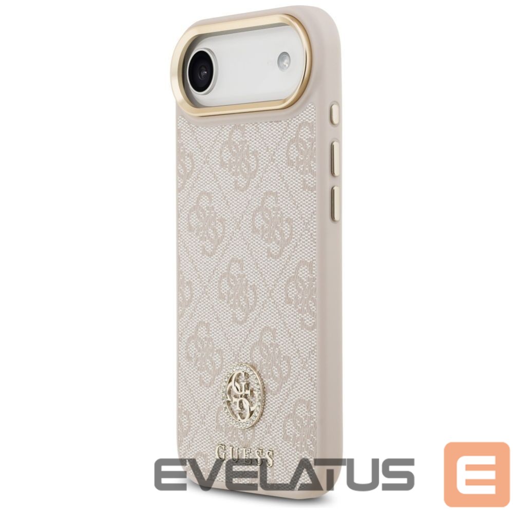 Citas preces Guess Guess 4G Strass Logo MagSafe Case for iPhone Air - Pink