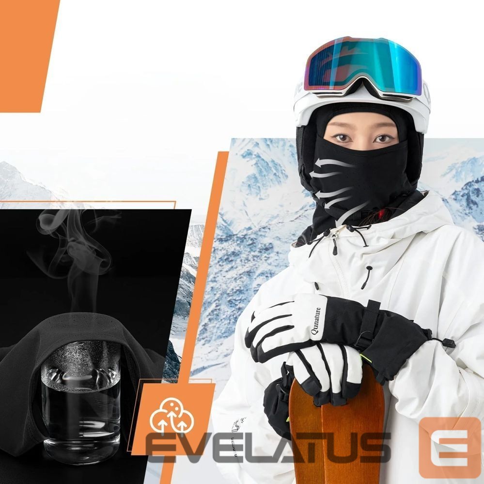 Citas preces Rockbros Qunature 13230023010 ski balaclava bike motorcycle balaklava size M - black