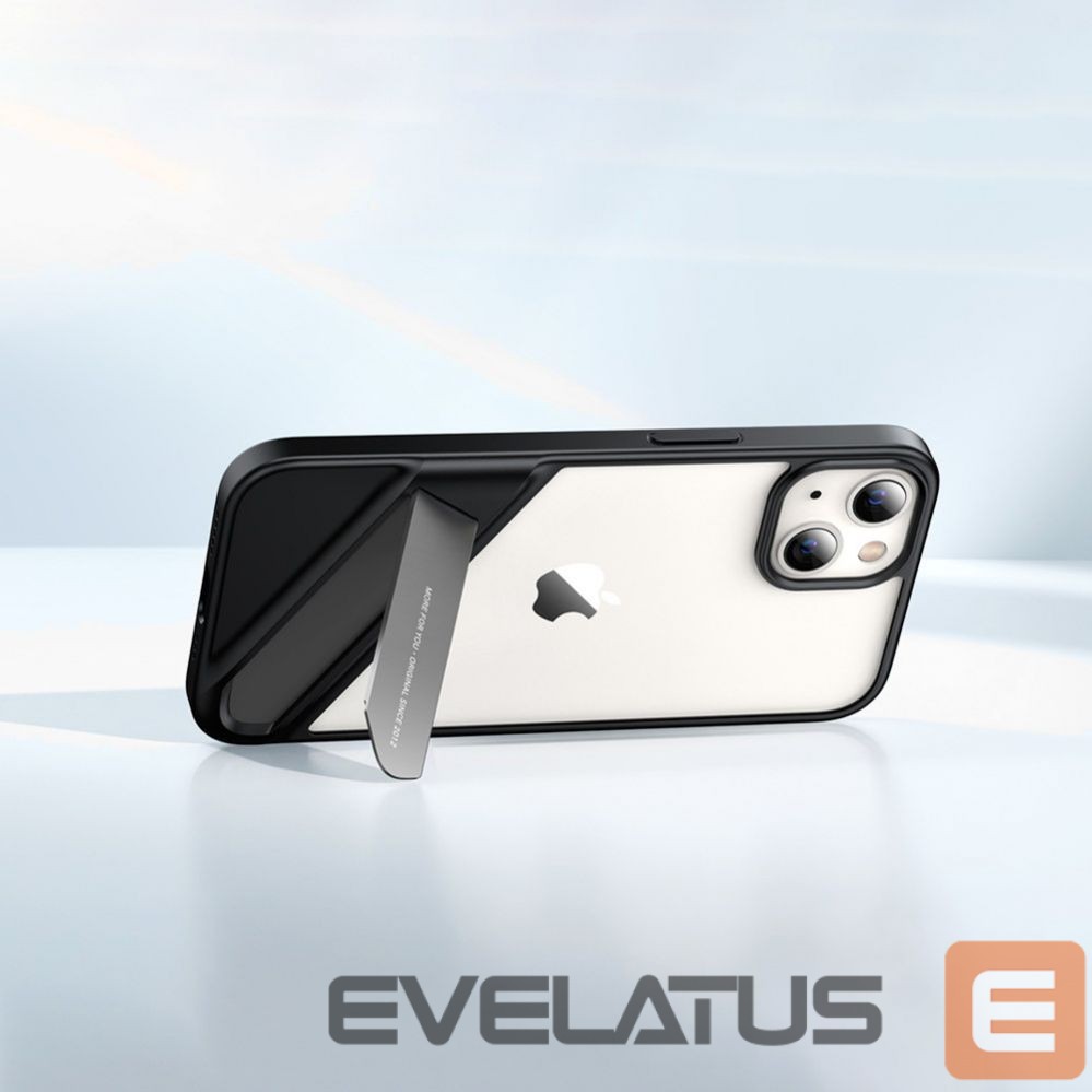 Aizmugurējais vāciņš Ugreen Ugreen Fusion Kickstand Case iPhone 13 Pro Hard Cover with Gel Frame and Stand black (90153)