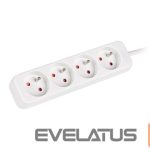 Automātslēdzis Lanberg  Cable Power Strip 4X French Outlets Quality-Grade Copper, 1.5 m | PS0-04E-0150-W 