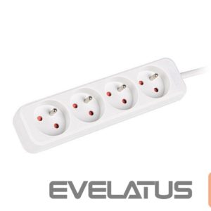 Automātslēdzis Lanberg  Cable Power Strip 4X French Outlets Quality-Grade Copper, 1.5 m | PS0-04E-0150-W 