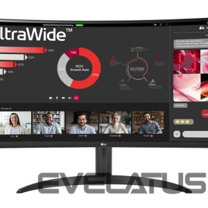 Monitori LG  LG 34WR50QK-B.AEU 34inch VA Curved 