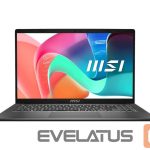 Portatīvais dators MSI  Notebook||Modern|15 F13MG|CPU  Core i5|i5-1334U|1300 MHz|15.6"|1920x1080|RAM 16GB|DDR4|SSD 512GB|Intel Iris Xe graphics|Integrated|ENG|Card Reader Micro SD|Windows 11 Home|Silver|1.7 kg|MODERN15F13MG-471NL 