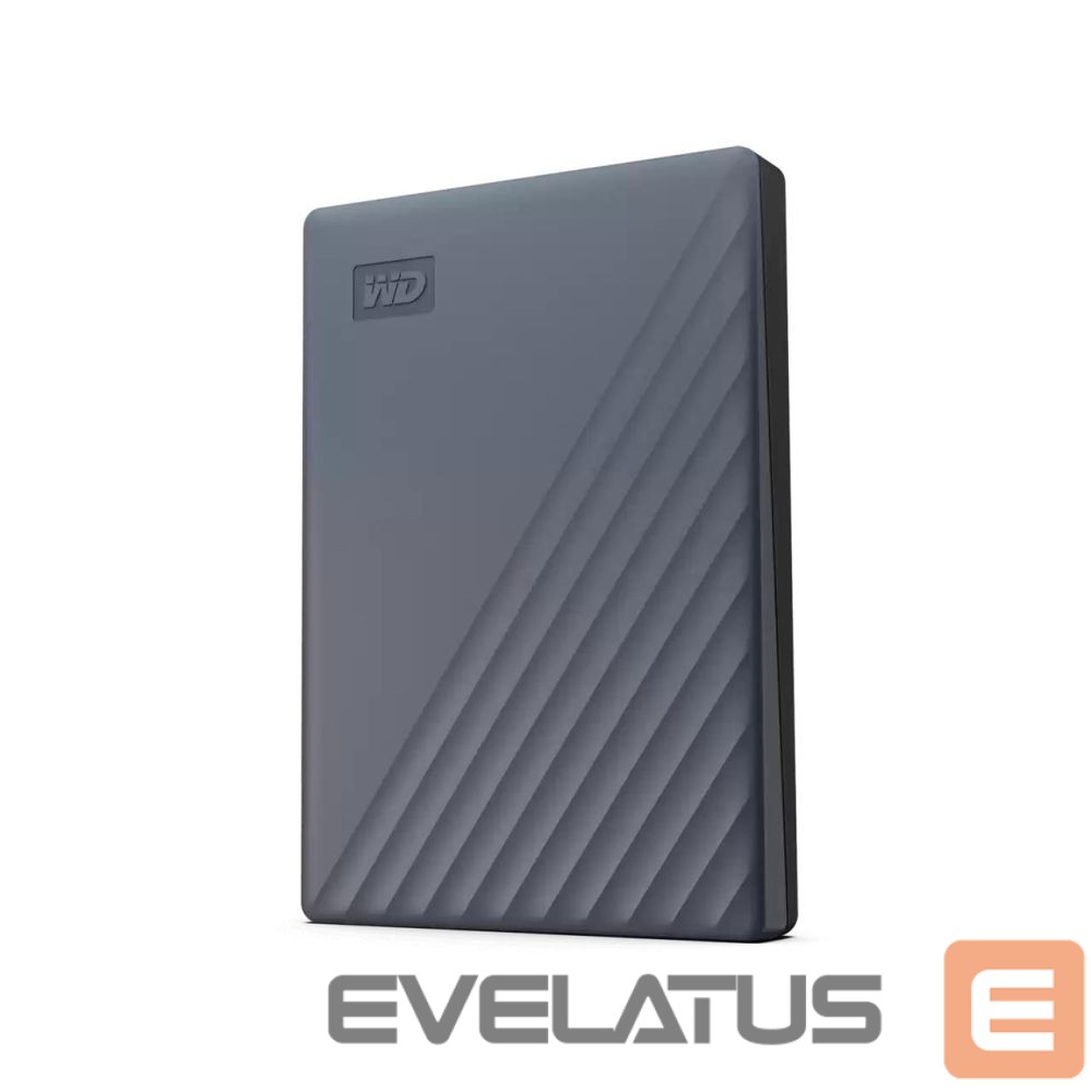 Cietais disks HDD Western Digital External HDD||My Passport|WDBWML0020BGY-WESN|2TB|USB-C|Colour Grey|WDBWML0020BGY-WESN