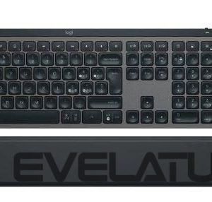 Datora tastatūra Logitech  KEYBOARD +MOUSE COMBO MXKEYS S/BLACK 920-011614 