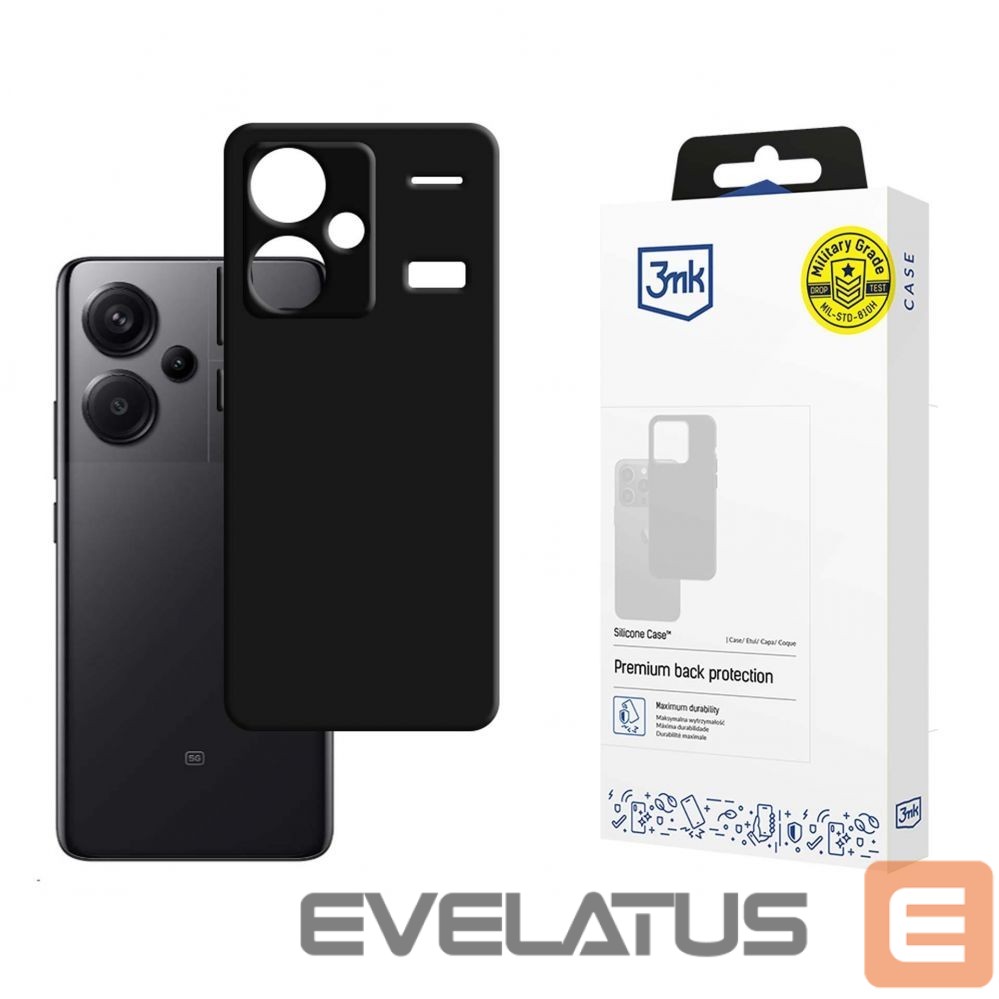 Cits mobilo telefonu aksesuārs 3MK Redmi Note 13 Pro+ - 3mk Silicone Case
