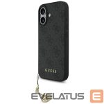 Citas preces Guess  Guess 4G Charms Collection MagSafe case for iPhone 17 - black 