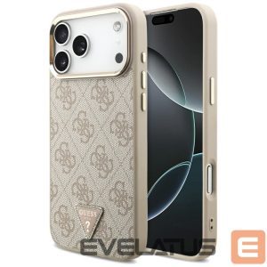 Citas preces Guess  Guess 4G Triangle Logo MagSafe Case for iPhone 17 Pro Max - Rose Gold 