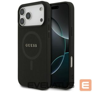 Citas preces Guess  Guess Saffiano Classic Logo MagSafe Case for iPhone 17 Pro Max - Black 