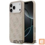 Citas preces Guess  Guess 4G Ring Classic Logo MagSafena iPhone 17 Pro Max Case - Pink 