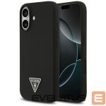 Citas preces Guess  Guess Silicone Triangle Logo MagSafe Case for iPhone 17 - Black 