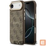 Citas preces Guess  Guess 4G PU Classic Logo MagSafe Case for iPhone 17 Air - Brown 