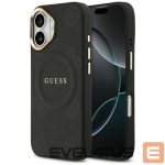 Citas preces Guess  Guess Peony Hot Stamp MagSafe Case for iPhone 17 - Black 