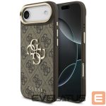 Citas preces Guess  Guess 4G Big 4G Classic Logo Case for iPhone Air - Brown and Gold 