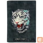 Citas preces Nimmy  Nimmy Raptor Tiger Passport/Wallet Case - Dark Gray 