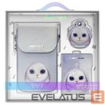 Citas preces Nimmy  Nimmy Big Eyed Pet 2.0 Rabbit 3-in-1 Phone Bag + Wallet + Tracker Case - Purple 