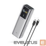 Citas preces Cuktech  Cuktech CUKP200NGLDG 55W 20000mAh Powerbank with Built-in USB-C Cable - Gray 
