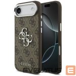 Citas preces Guess  Guess 4G Big 4G Classic Logo case for iPhone 17 Air - brown and silver 