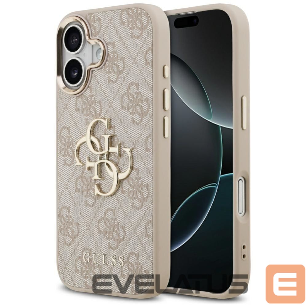 Citas preces Guess Guess 4G Big 4G Classic Logo Case for iPhone 17 - Rose Gold