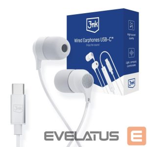 Citi 3MK  USB-C 3mk Wired Headphones - white 