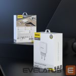 Adapteris Dudao  Dudao A14EUC PD 20W USB-C Wall Charger with Cable - White 
