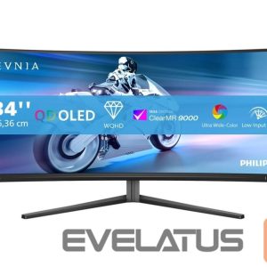 Monitors Philips  34M2C6500/00 QD OLED Gaming Monitor 34" 3440x1440/21:9/0.03ms/HDMI DisplayPort USB Headphone Out 