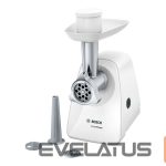 Gaļas mašīnā Bosch  | Meat mincer SmartPower | MFW2510W | White | 350 W | Number of speeds 1 | 2 Discs: 3.8 and 8 mm; Sausage filler accessory. 