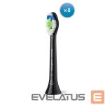 Zobu birste Philips  Replacement brush heads | HX6068/88 Sonicare Optimal White | Heads | For adults | Number of brush heads included 8 | Black 