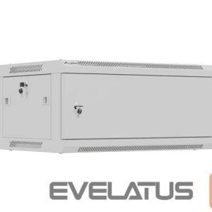 Citas preces Lanberg  Wall mounted installation cabinet 19" 4U 600X450 | WF01-6404-00S | Gray 