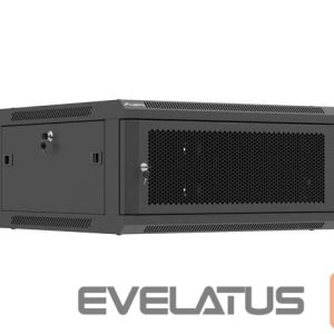 Citas preces Lanberg  Wall mounted installation cabinet 19" 4U 600X600 | WF01-6604-23B | Black 