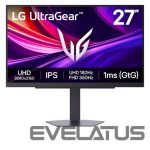 Monitors LG  27G810A-B | 27 " | IPS | UHD | 16:9 | 180 Hz | 1 ms | 3840 x 2160 pixels | 400 cd/m² | HDMI ports quantity 2 