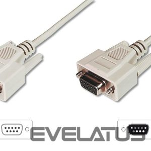 Kabelis Digitus  Data transfer extension cable, D-Sub9/St - D-Sub9/Bu | AK-610203-030-E 