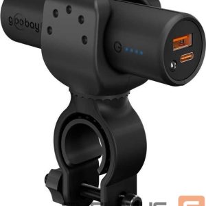 Ārējais akumulators Goobay  Bike Powerbank 5.0 with Reinforced Holder for Bicycle Handlebars | 60656 | 5000 mAh | Black 