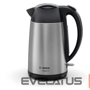 Tējkanna Bosch  | Kettle | DesignLine TWK3P420 | Electric | 2400 W | 1.7 L | Stainless steel | 360° rotational base | Stainless steel/Black 