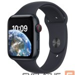 Viedpulksteni Apple  Watch SE GPS + Cellular 44mm Midnight Aluminium Case with Midnight Sport Band - Regular 2nd Gen 