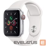 Viedpulksteni Apple  Watch Series 5 GPS Silver 44mm Aluminium Sport Case White