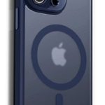 Aizmugurējais vāciņš Evelatus Apple iPhone 14 Pro Hybird Case Whith Magsafe and Camera Protection PC+TPU Blue