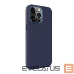 Aizmugurējais vāciņš Evelatus Apple iPhone 13 Pro Genuine Leather case with MagSafe Blue