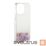Aizmugurējais vāciņš iLike Apple iPhone 11 Silicone Case Water Glitter Rainbow