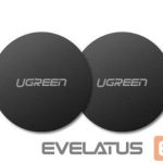 Auto turētājs Ugreen  2x metal plates plate for magnetic phone holders Black