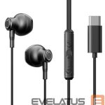 Vadu austiņas Joyroom  TYPE-C Series JR-EC07 USB-C in-ear headphones metal Black