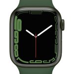 Viedpulksteni Apple  Watch Series 7 GPS, 41mm Green Aluminium Case with Sport Band - Regular Clover
