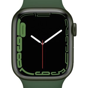 Viedpulksteni Apple  Watch Series 7 GPS, 41mm Green Aluminium Case with Sport Band - Regular Clover