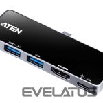 Bezvadu austiņas Aten  UH3238 USB-C Travel Dock with Power Pass-Through 