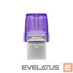 Zibatmiņa Kingston  DataTraveler DT Micro Duo 3C 64 GB, USB Type-C and Type-A, Purple 