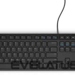 Datora tastatūra Dell  Keyboard KB216 Multimedia, Wired, NORD, Black 